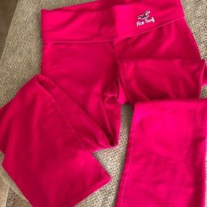 Hollister pink yoga pants